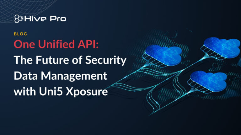 One Unified API The Future of Security Data Management with Uni5 Xposure