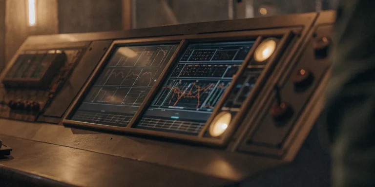 System monitoring dashboard with performance graphs during an antivirus software outage.