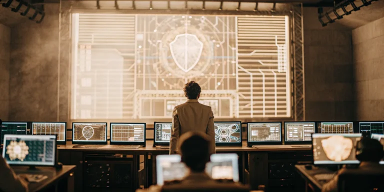 A team implementing exposure management best practices in a security operations center.