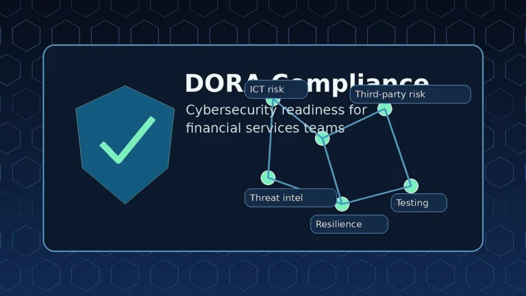 DORA compliance cybersecurity framework for financial services teams